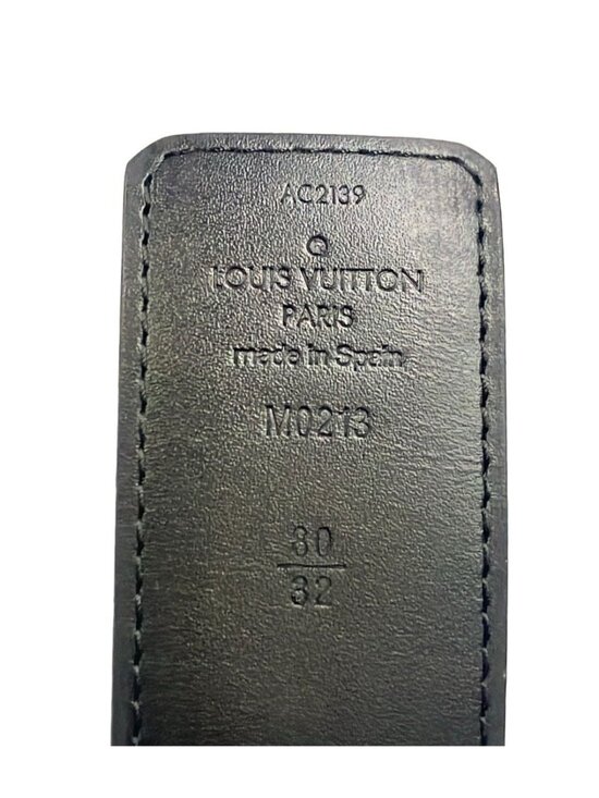Louis Vuitton Belt Ceinture LV Initial 40 mm Riva Ciba Damier Graphite main image 9
